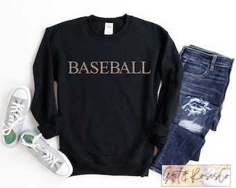 Baseball Sweatshirt, Leopard Print, Baseball Shirts, Baseball Mom Shirt, Baseball Mom Shirts, Baseball Gifts, Baseball Shirt, Baseball Shirt