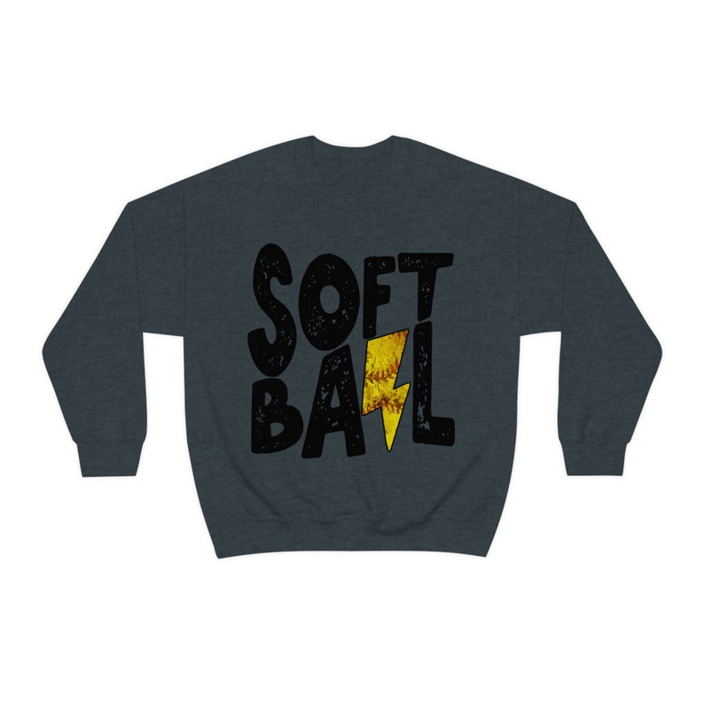 Softball Shirts Softball Sweatshirt Baseball Shirt Game Day Crewnecks Hoodies Softball Mama College High School Practice Pullover Team Shirt image 4