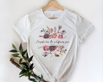 Christian Women's Shirt, Christian Tshirt, Christian Inspirational Shirts for Women with Sayings, Bible Verse Quote T-shirt, Kindness Shirt