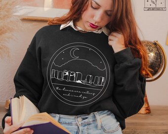 Sudadera Bookish Camisa Bookish Sudadera de lectura Libro Amante Regalos Jamie Fraser Lector Regalos Libro Inspirado Escocia Sudadera Tartán