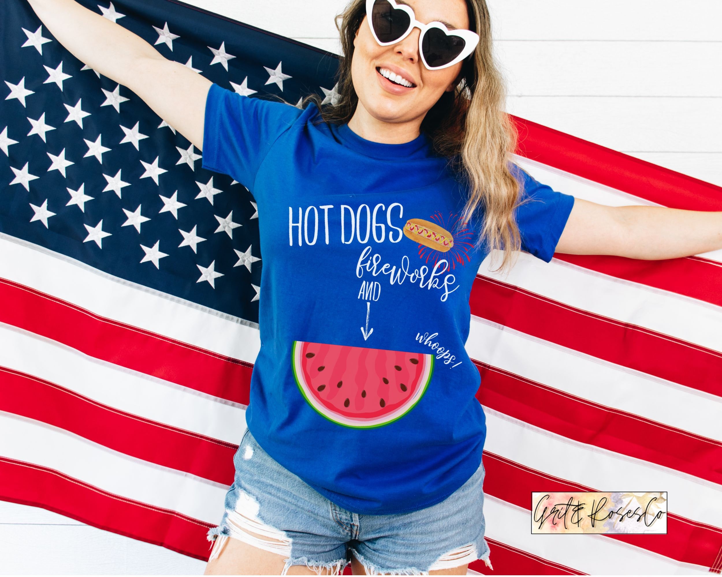 Pregnancy Announcement Tees Fourth of July Shirts Womens 4th | Etsy