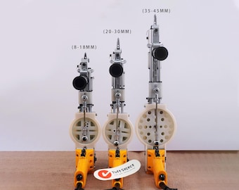 The Duo Pro Tufting Gun | Yellow Cut and Loop Pile 2-in-1 | Adjustable Pile Height 8-45mm | for Rug Making, Wall Hanging, Fiber Art