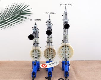 The Duo Pro Tufting Gun | Blue Cut and Loop Pile 2-in-1 | Adjustable Pile Height 8-45mm | for Rug Making, Wall Hanging, Fiber Art