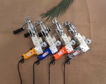 AK-I & AK-II Professional Tufting Gun Set – Cut Pile and Loop Pile Rug Making Tool Pile Hight 8-18mm | with 1-Year Warranty