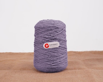 Light Purple 100% New Zealand Wool Tufting Yarn – 500g Roll for Tufting Rug