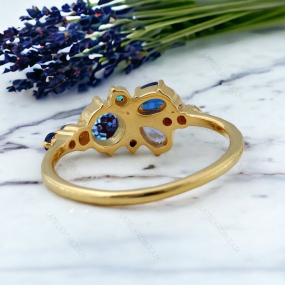 kaja bijoux multicolor Sapphire Ring