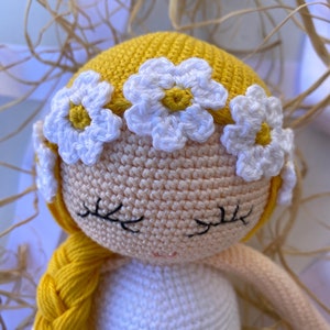 Ready made, Crochet doll Daisy image 5