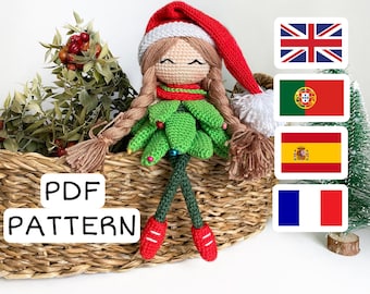 Crochet Pattern Christmas, English Pattern, PDF