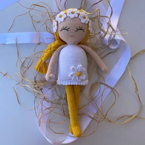 Ready made, Crochet doll Daisy image 2