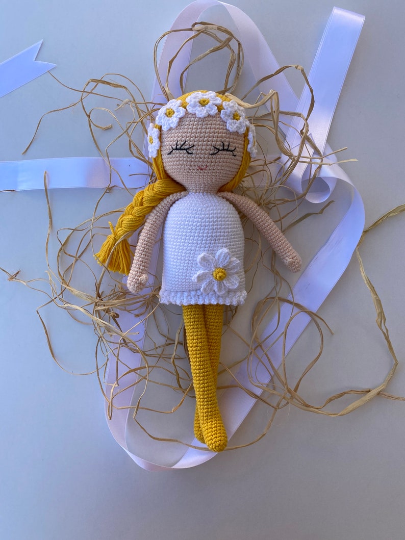 Ready made, Crochet doll Daisy image 2