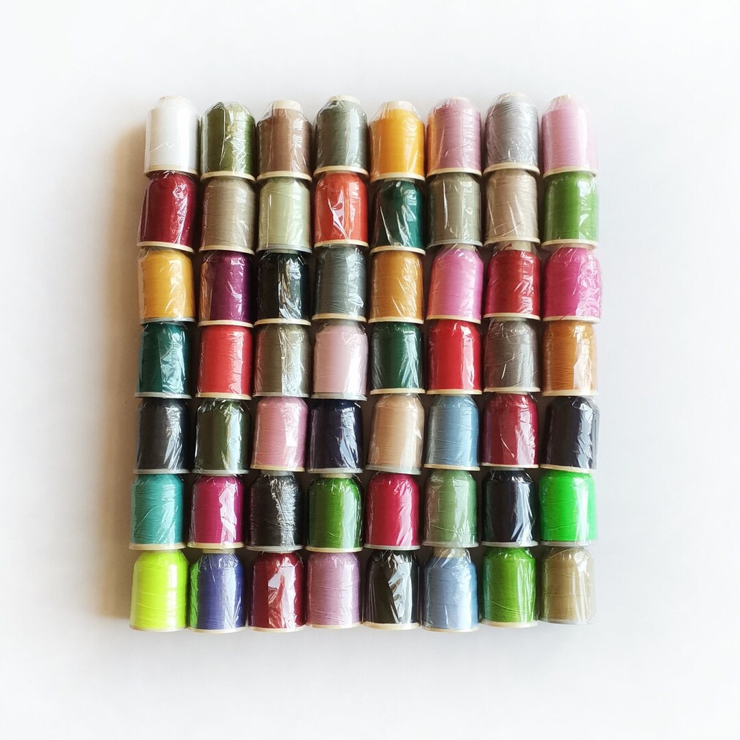 Silk Thread Box for Miniature Doll, 56 Pieces of Colorful Thread - Etsy