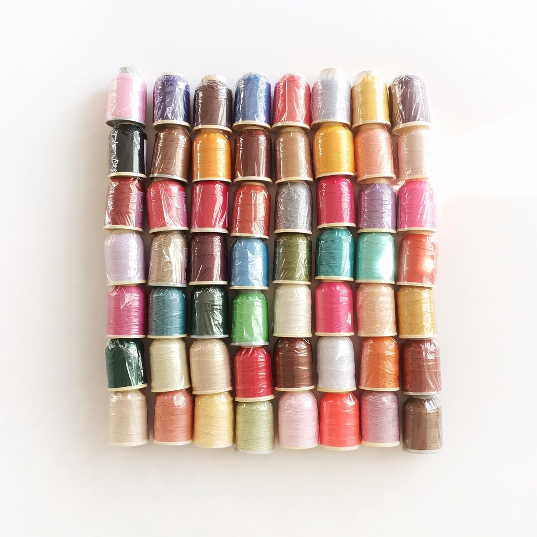 Silk Thread Box for Miniature Doll, 56 Pieces of Colorful Thread - Etsy