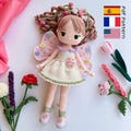 Rosalie Butterfly Doll Crochet Pattern PDF, Amigurumi Fairy with Wings, Flower Crown, Removable Clothes product logo