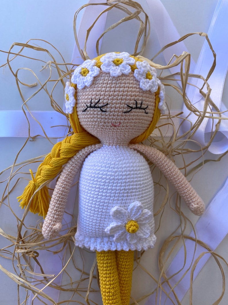 Ready made, Crochet doll Daisy image 6