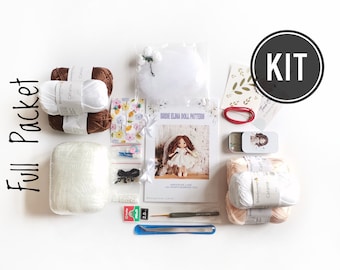 Crochet Starter Kit Bride Elina Doll