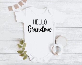 hello grandma onesie