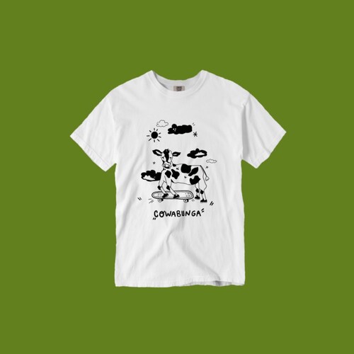Mountain Dreamer Girl Linocut Block-printed T-shirt Heather | Etsy