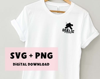 Torwart Mama SVG PNG | Hockey Torwart Oma SVG-Dateien | Torwart Mom und Oma Cut File