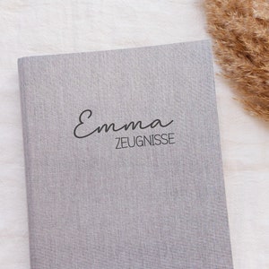 Personalisierte Zeugnismappe mit Name · Geschenk Einschulung · Mädchen o. Junge · Geschenkidee zum Schulstart · Zeugnis · Ordner · FRAN ·