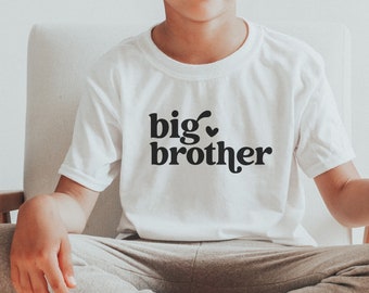 Geschwister Shirt big brother · Geschwister Outfit · Großer Bruder T-Shirt · Geschwister Shirt Großer Bruder · Schwangerschaft verkünden ·