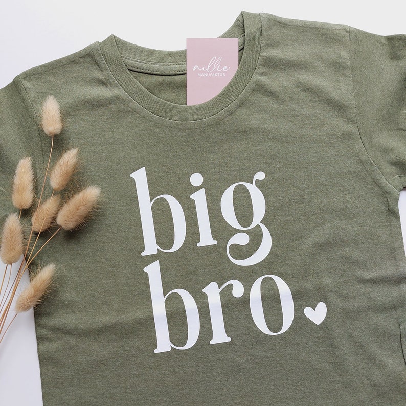 Sibling Shirt Big Bro Sibling Outfit Big Brother T-Shirt Sibling Shirt Announce Pregnancy T-Shirt Boy image 3