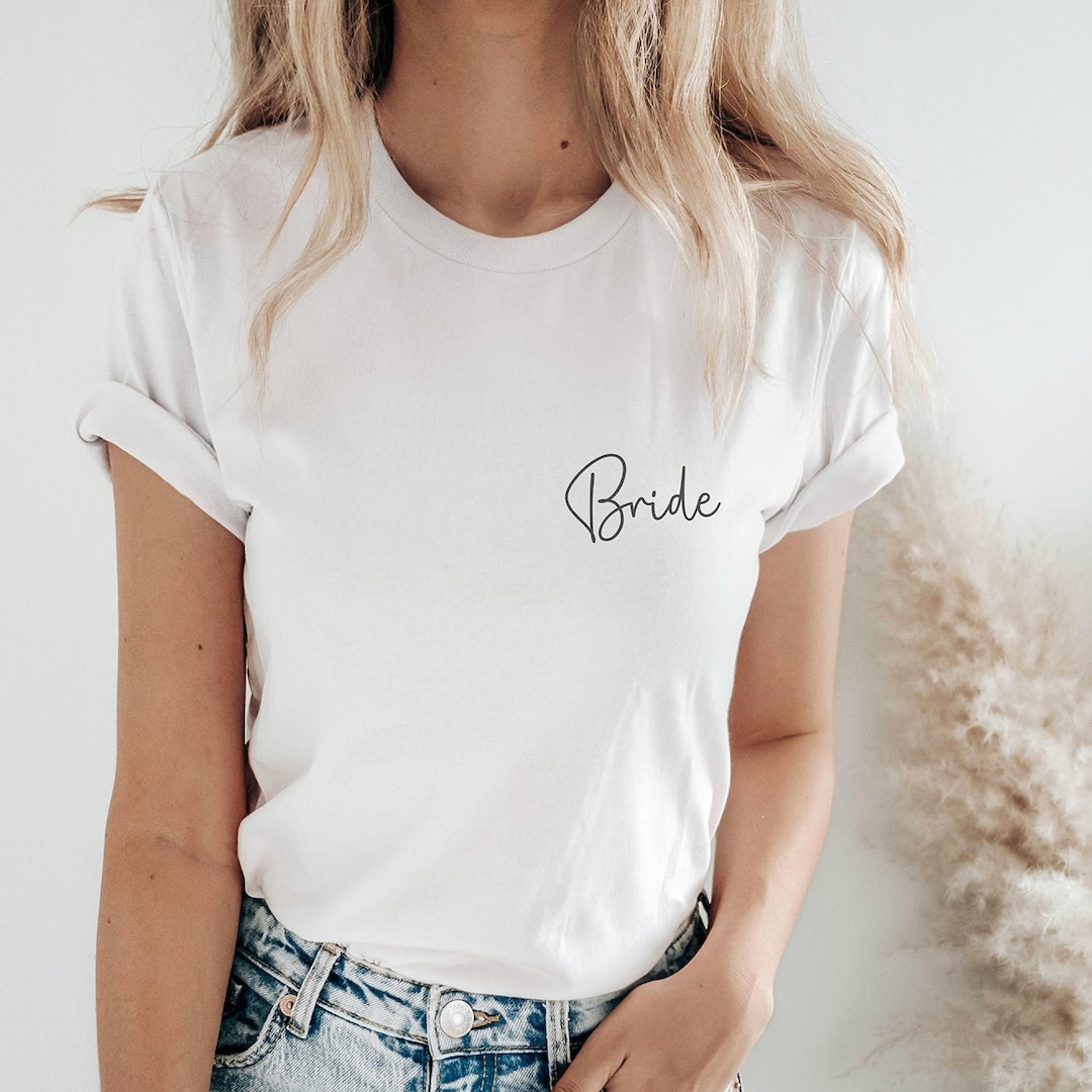 Verwunderlich Braut T Shirt Ebenbild