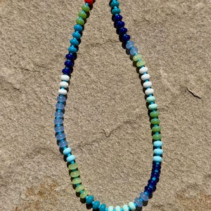 Ely handmade stone necklace