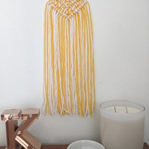 Mini Macrame Wall Hanging SUNSHINE Colourful Boho Decor image 3