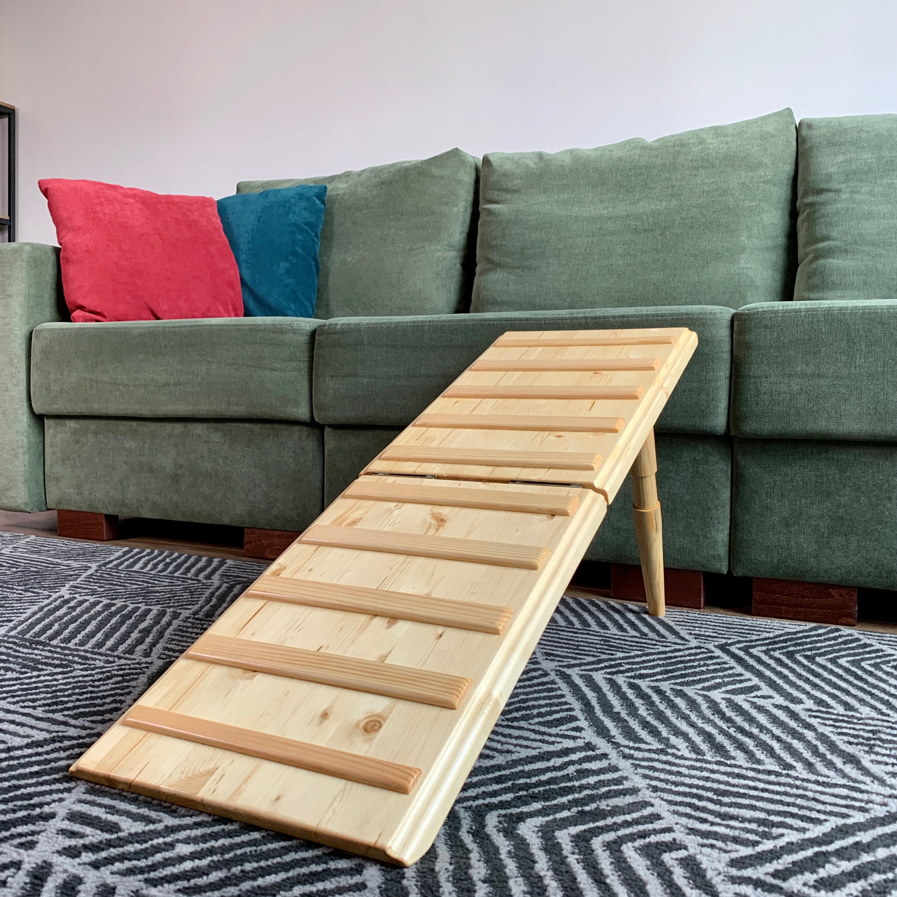 Natural Wood Dog Ramp H16.1 41 cm Etsy