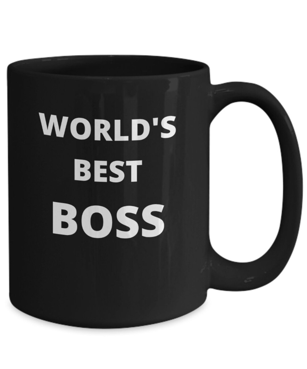 World's Best Boss Coffee Mug 11oz or 15oz Black Etsy