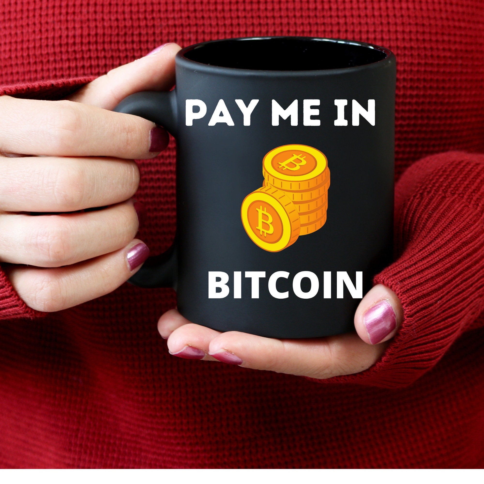 Bitcoin Mug, Ethereum Cardano Ripple, Pay Me in Bitcoin, Cryptocurrency  Trader Gift - Etsy
