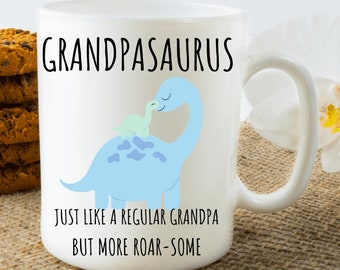 Grandpasaurus Dinosaur Mug: Funny Grandpa Gift