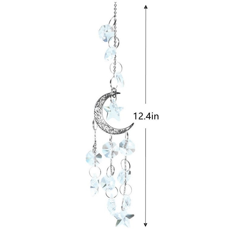 Crystal Beads Chain garland of Clear Chandelier Bead Lamp Etsy