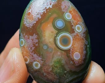Wow, zeer zeldzame gobi-agaat ogen agaat/steen Madagascar /genezende agaat/genezende steen/energie/cadeau L5078