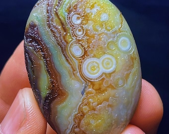 AAAAA Rare  Gobi Agate Eyes Agate/stone Madagascar /Healing Agate/Healing stone/ Energy/Gift L4940