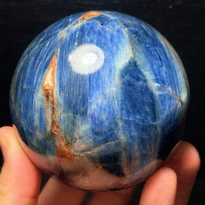 RARE Natural kyanite Sphere  Crystal Ball Healing /Chakra/Reiki/Meditation/Special Gift/Healing crystal L6038