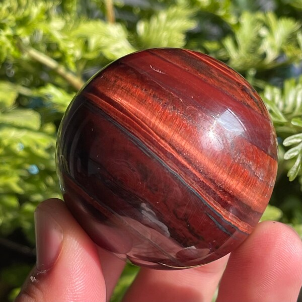 Boule de cristal Natural Tigers Eye | Tigers Eye Sphere Healing Ball Divination,Boule de cristal de quartz,Décor de cristal,Divination de guérison en cristal