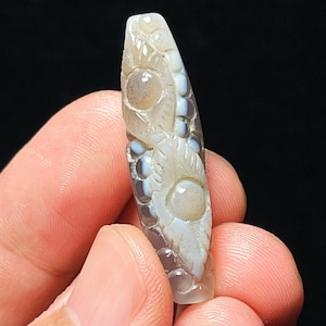 ¡Guau! Ágata Gobi natural muy rara, ojos de ágata de Madagascar, piedra curativa, energía, regalo L6099