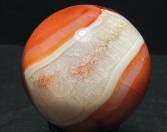 sardonyx palm stone sphere Red agate ball/sardonyx palm stone / Agate ball  / agate ball / healing agate/Filigree agate