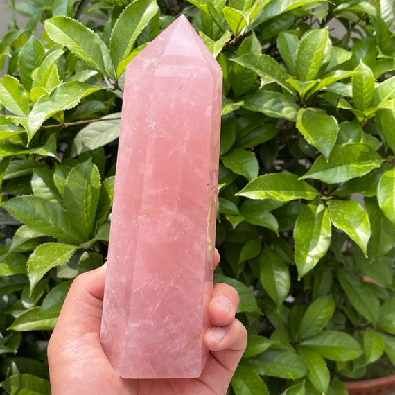 Cristallo Grezzo Pietra Curativa Quarzo Rosa Naturale Citrino - Foto 4