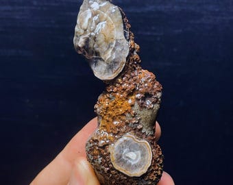 Natural Gobi Agate Stone: Healing Energy Crystal (96x37x37 mm)