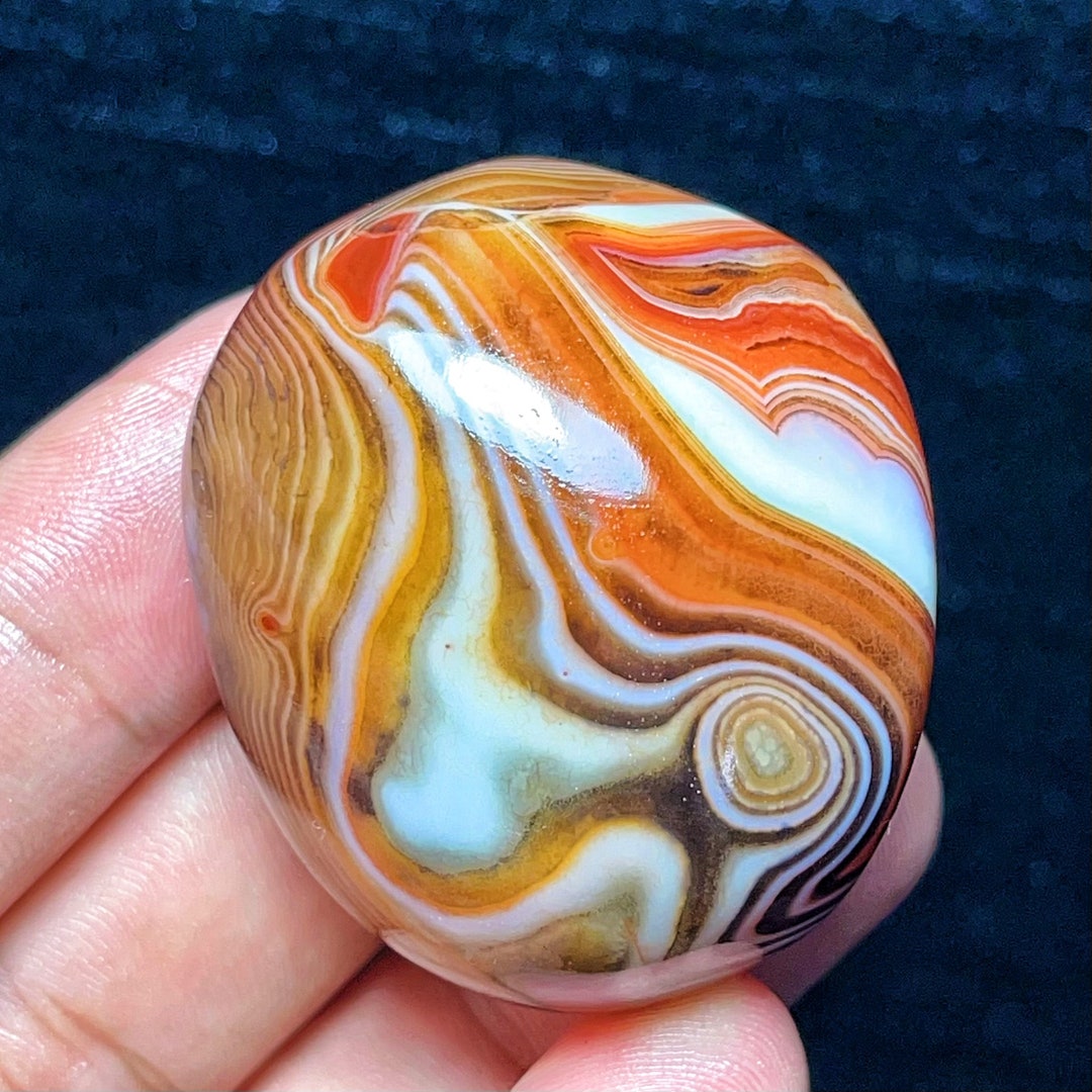 Agate /cure System /palm Stones/chakra/reiki/meditation/special Gift ...