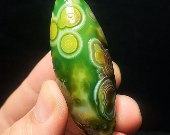 Featured listing image: Polished Banded Agate Crystal: Madagascar Healing Stone L6889