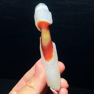 ¡Guau! Ágata Gobi natural muy rara, ágata de Madagascar, piedra curativa, energía, regalo L5629