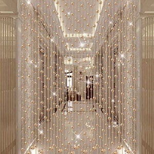 Crystal Beads Chain ,Garland of Clear Chandelier Bead Lamp Chain ,bead curtain,Chandelier,Octagon Beads,home & garden decoration,
