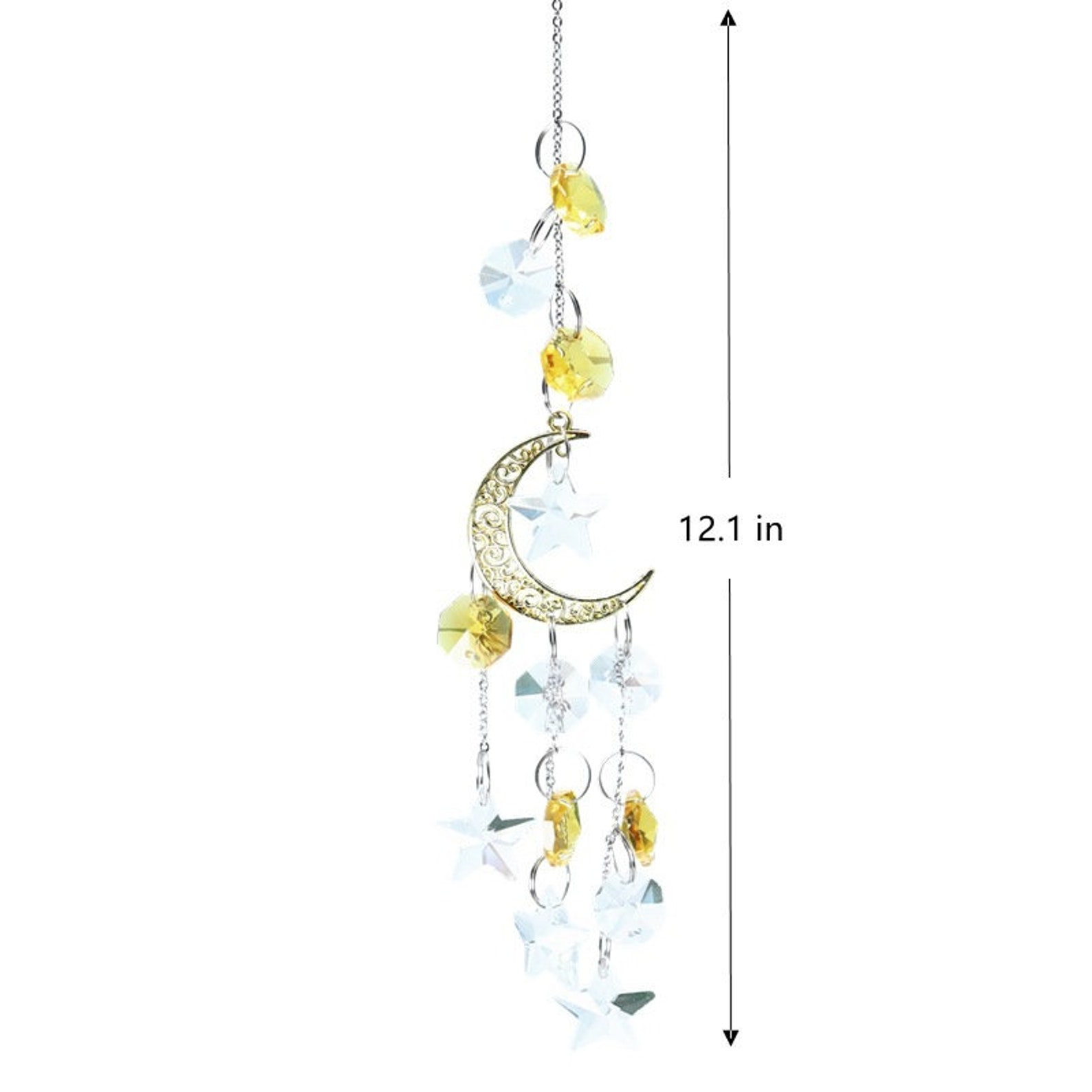 Crystal Beads Chain garland of Clear Chandelier Bead Lamp Etsy