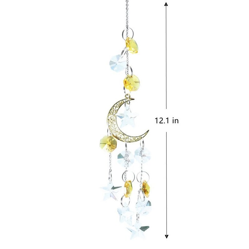 Crystal Beads Chain garland of Clear Chandelier Bead Lamp Etsy