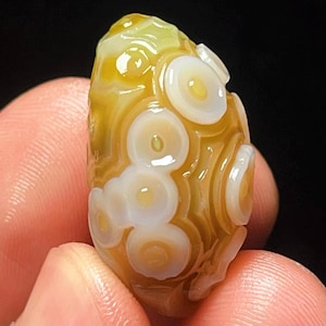 ¡Guau! Ágata Gobi natural muy rara, ágata de Madagascar, piedra curativa, energía, regalo L6047.