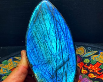 labradorite palm stone Natural Labradorite Point Labradorite Tower Labradorite Labradorite Wand Healing Crystal