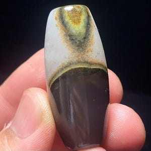 ¡Guau! Ágata Gobi natural muy rara, ojos de ágata de Madagascar, piedra curativa, energía, regalo L6004